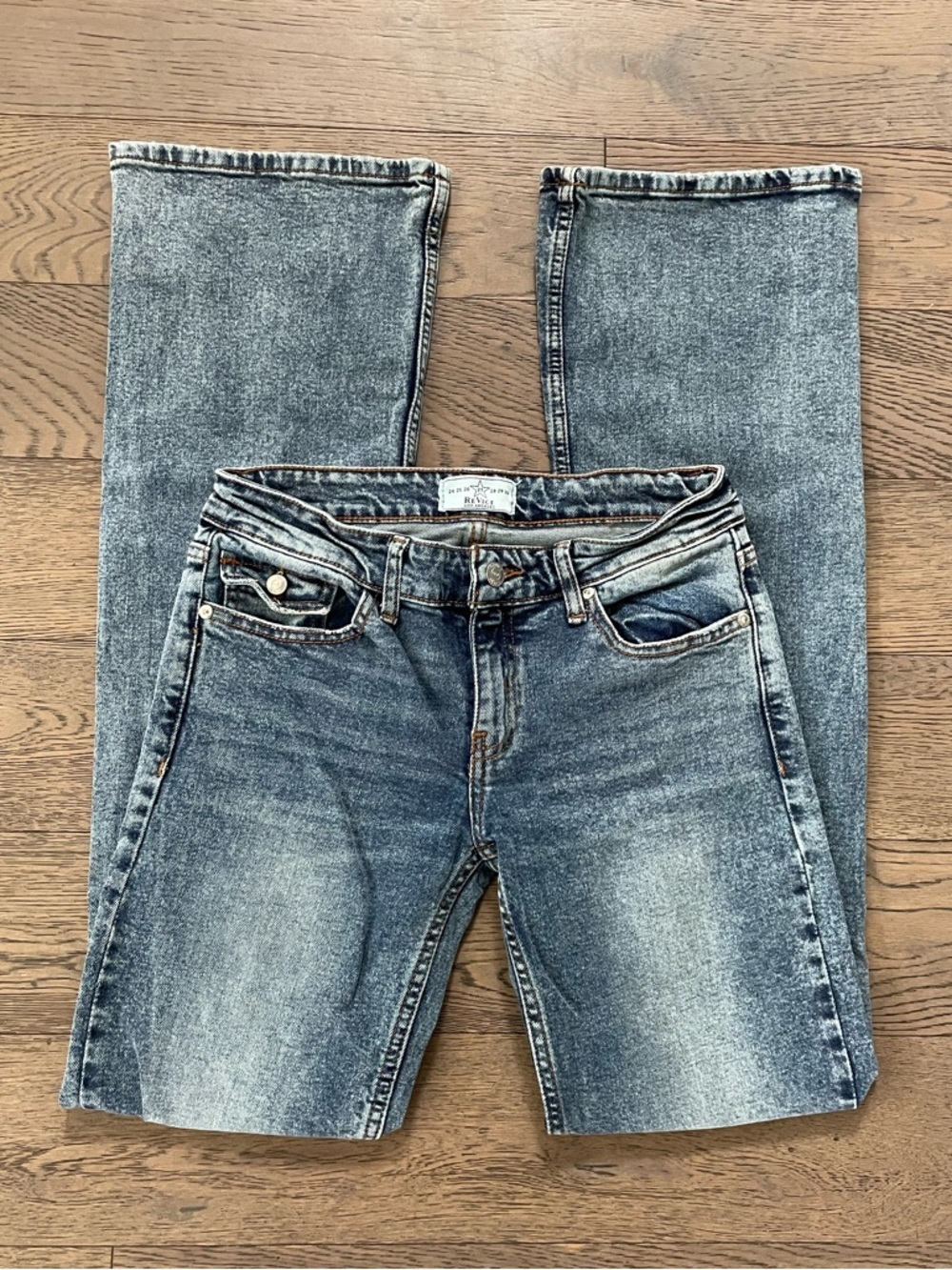 REVICE Distressed Bootcut Jeans - Picture 4 of 11